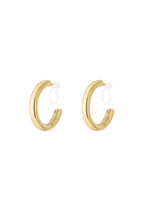 Orecchini a clip a cerchio luminoso