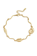 Cavigliere in acciaio inossidabile Shell Vacation Daily Simple Series Gioielli da donna