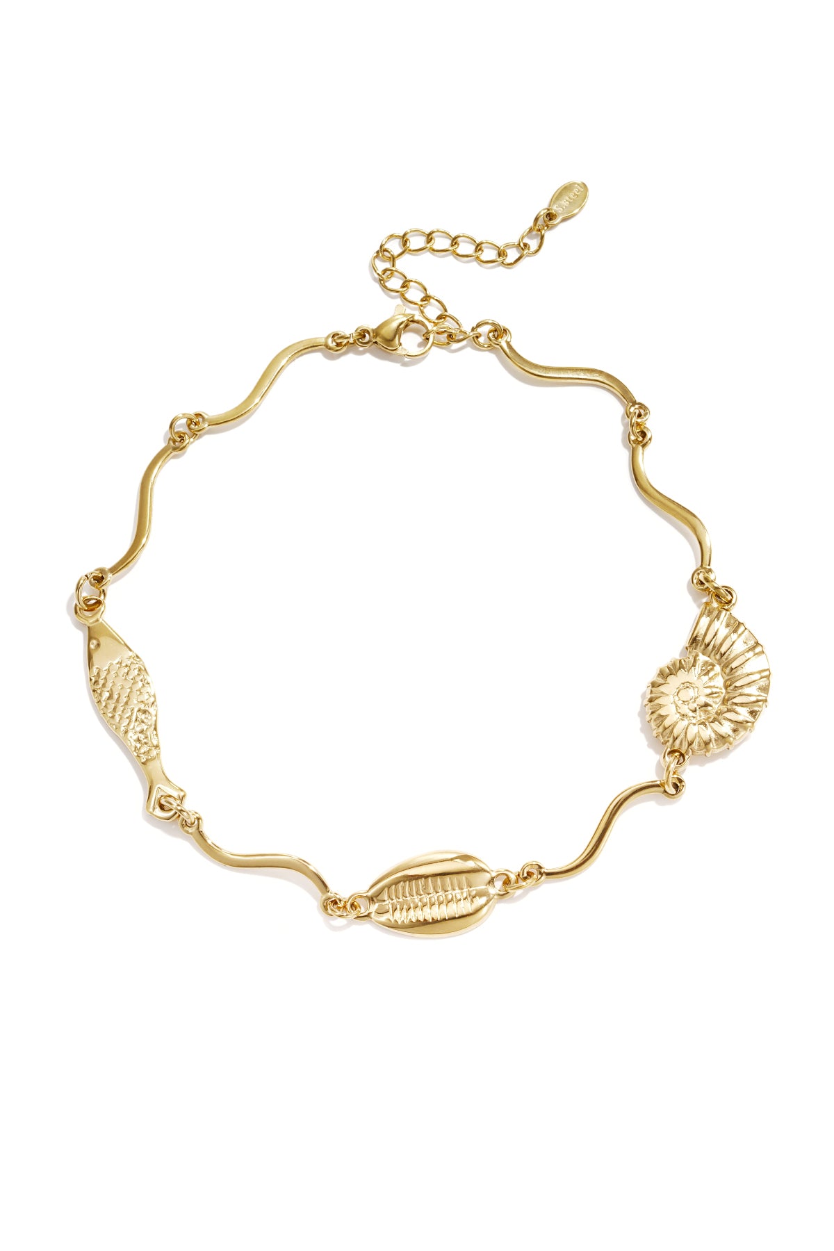 Cavigliere in acciaio inossidabile Shell Vacation Daily Simple Series Gioielli da donna