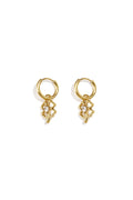 Orecchini pendenti in acciaio inossidabile Clover Simple Daily Simple Series Gioielli da donna
