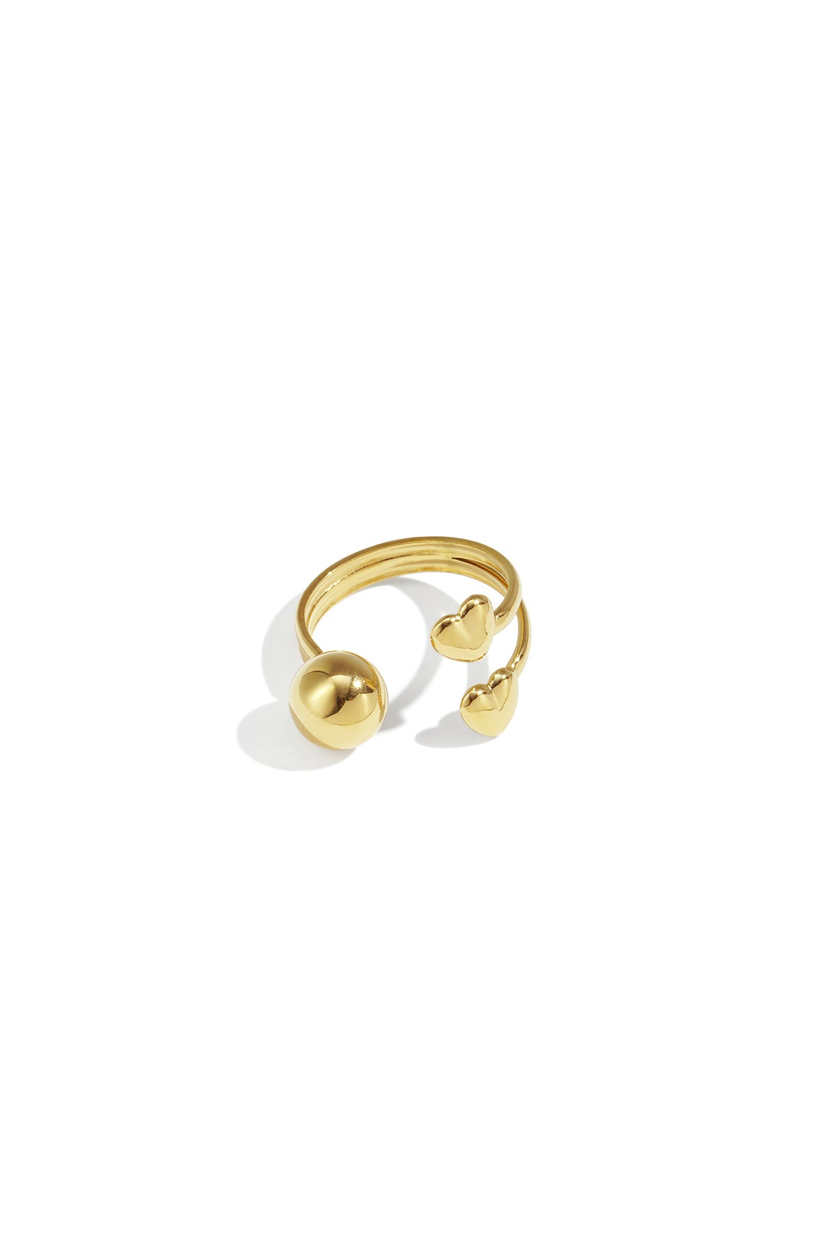 Anelli minimalisti in acciaio inossidabile a forma di cuore, casual, quotidiani, semplici, gioielli da donna