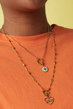 Collana e bracciale minimalisti 2 in 1