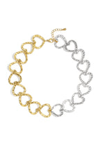 Collane a catena in acciaio inossidabile con cuore, casual, quotidiane, semplici, gioielli da donna