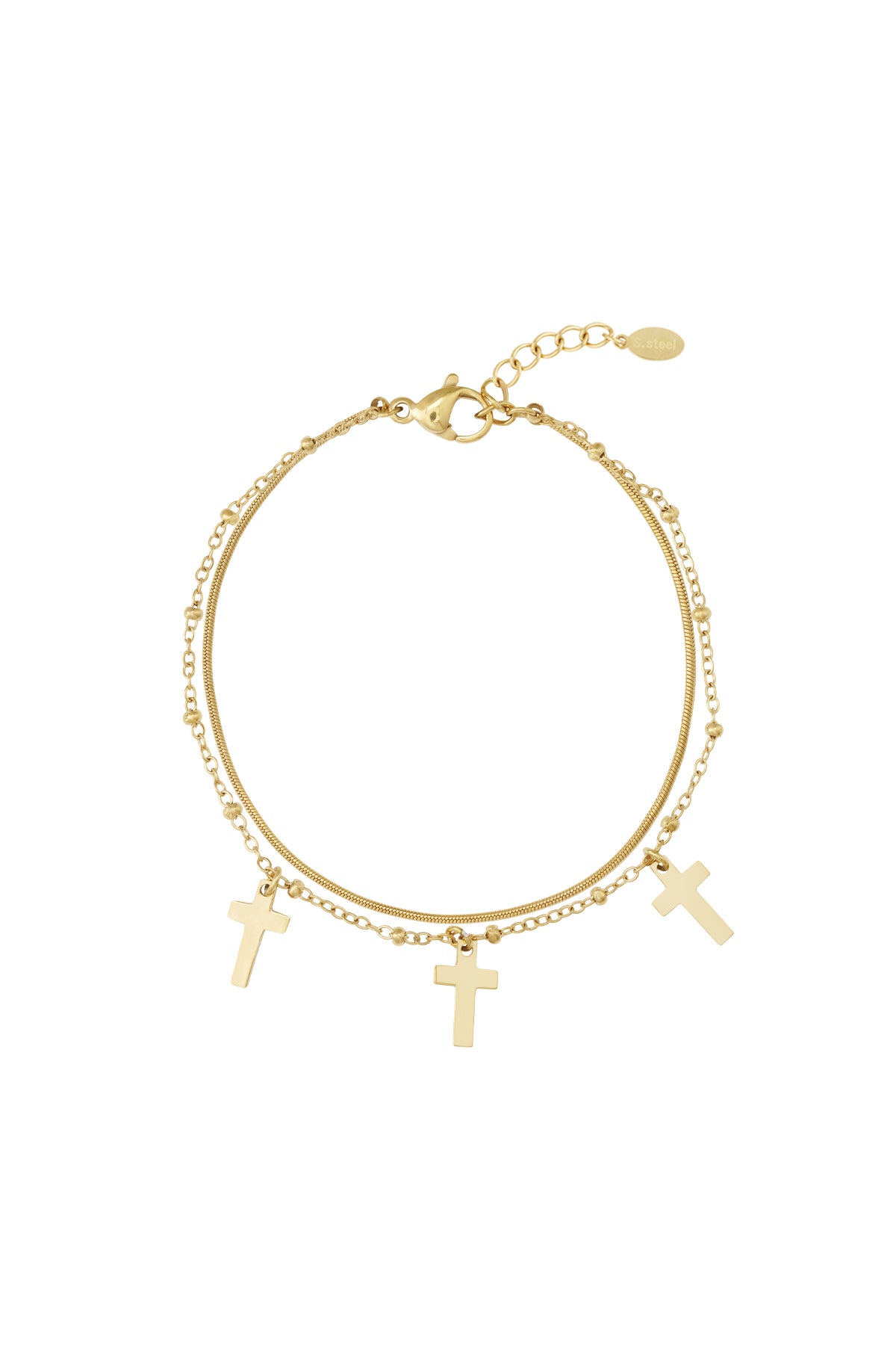 Braccialetti con ciondoli Croce Casual Quotidiano Semplice Serie Gioielli da donna
