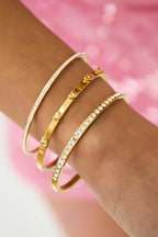 Bracciale con fila di pietre