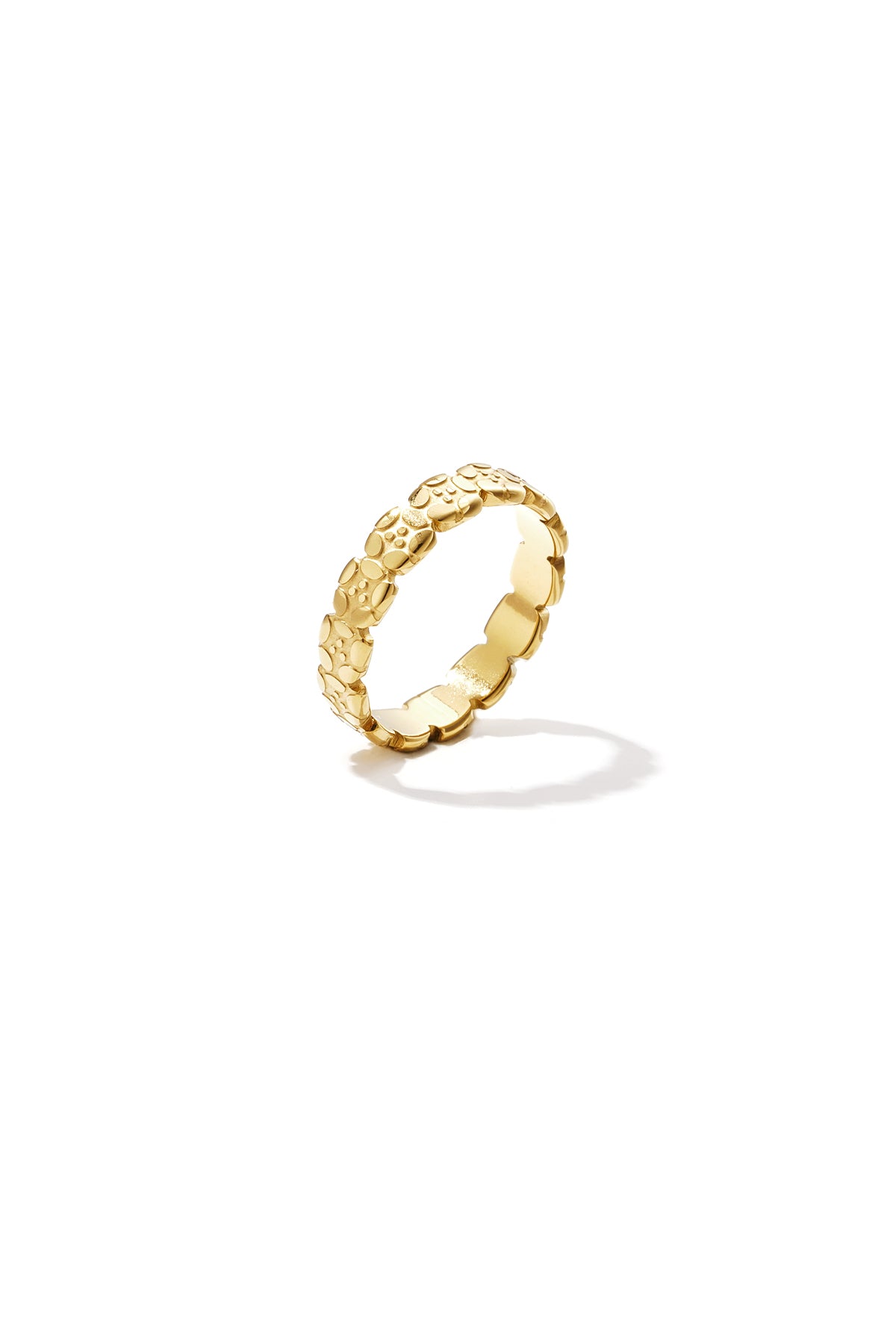 Anello con stampa floreale
