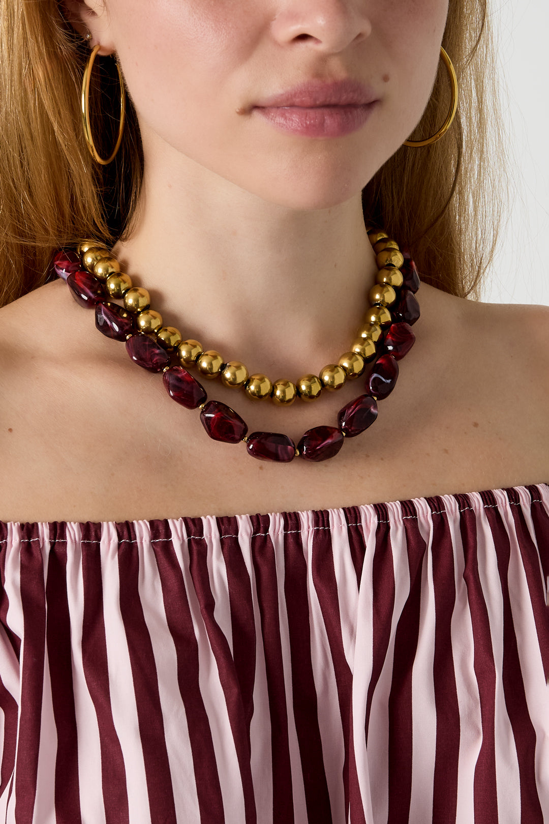 Collana con perle organiche