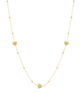 Collana lunga a forma di cuore