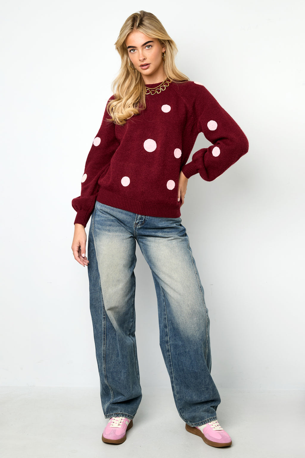 Maglione a pois