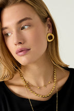 Collane a catena in acciaio inossidabile con cuore, casual, quotidiane, semplici, gioielli da donna
