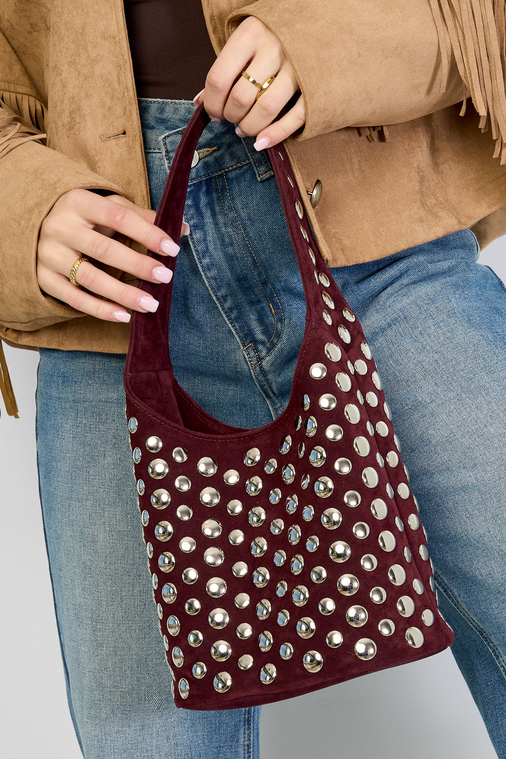 Borse a tracolla Rivetto Punk Poliestere Accessori quotidiani