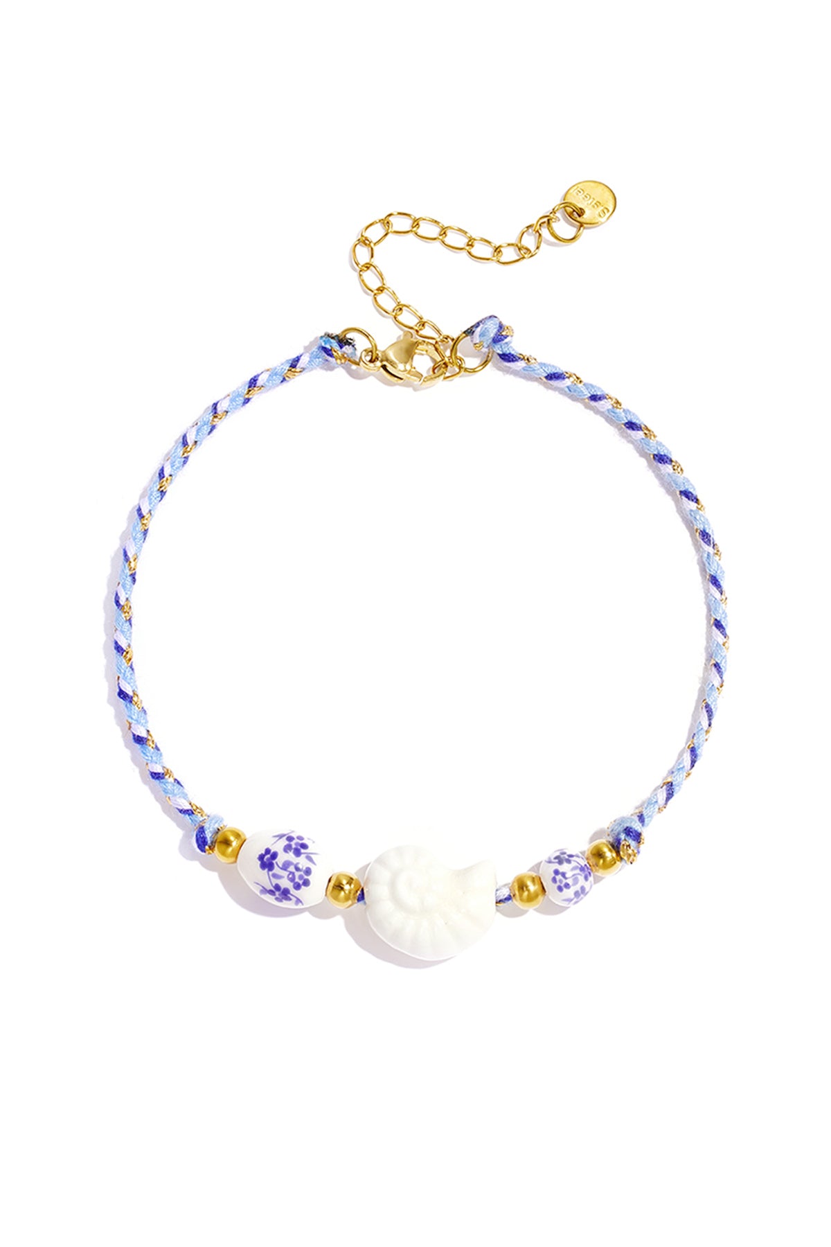 Cavigliere a corda, conchiglia, serie vacanze/spiaggia romantica, gioielli da donna