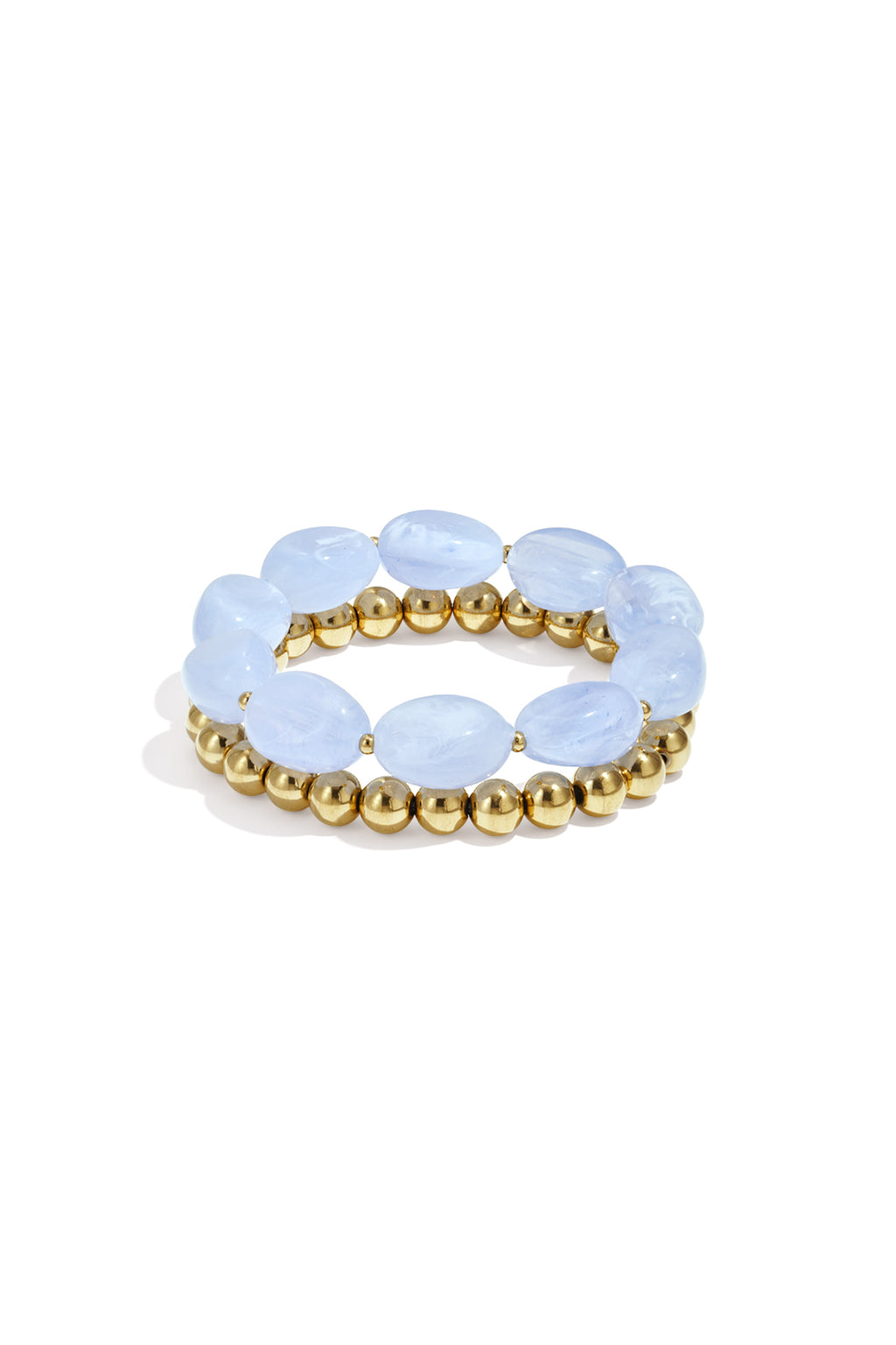 Bracciale con perline organiche