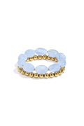 Bracciale con perline organiche