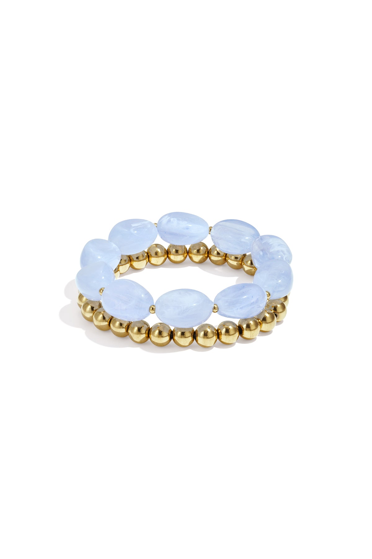 Bracciale con perline organiche