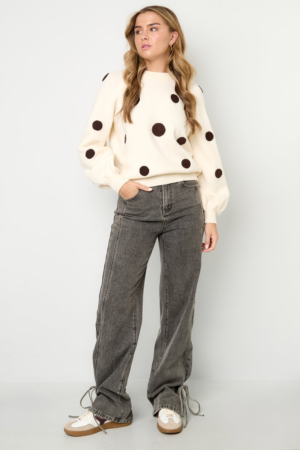 Maglione a pois