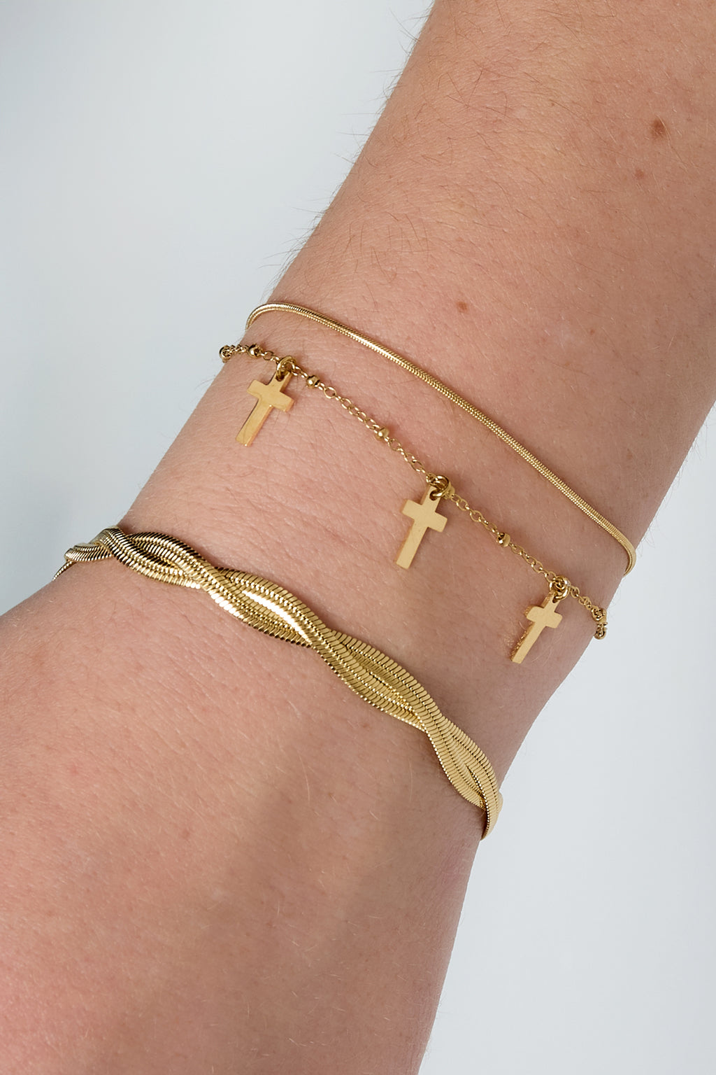 Braccialetti con ciondoli Croce Casual Quotidiano Semplice Serie Gioielli da donna