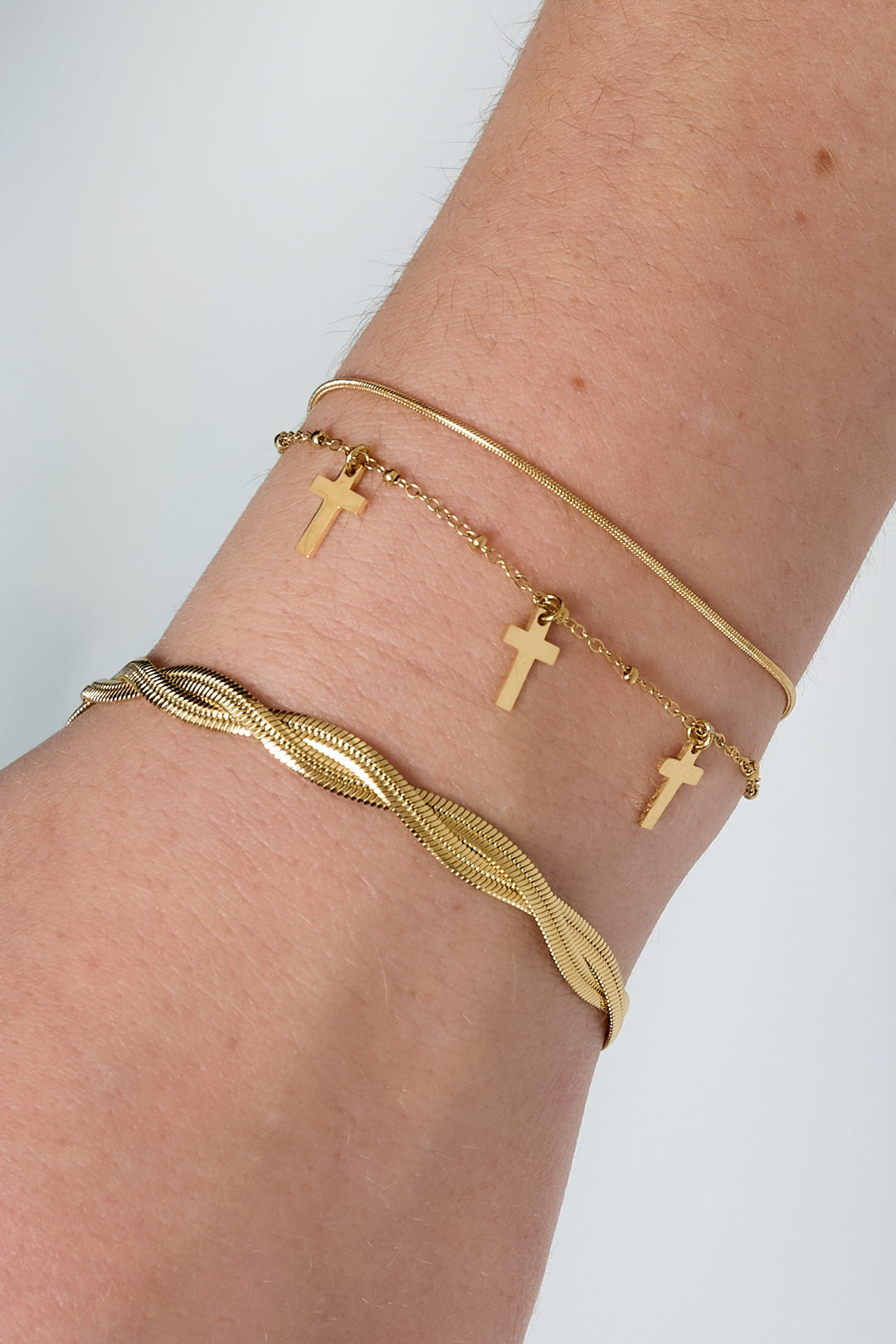 Braccialetti con ciondoli Croce Casual Quotidiano Semplice Serie Gioielli da donna