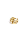 Anello a strati con pietre